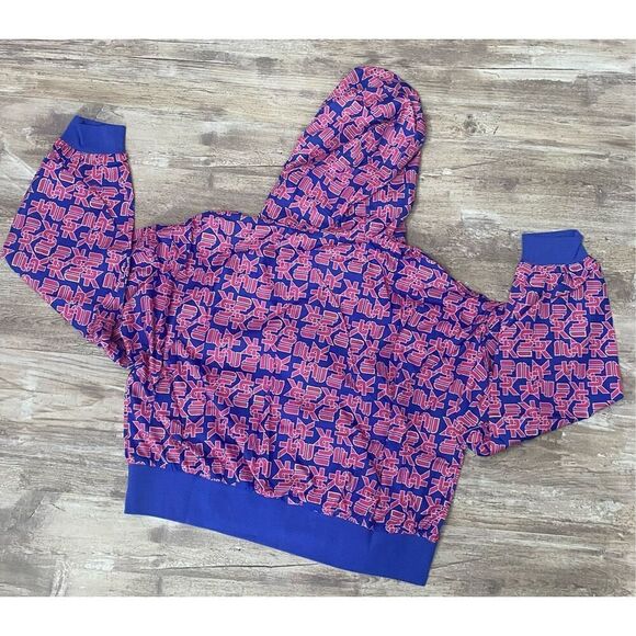 PSK Collective Cropped Hoodie Anorak Jacket Full Zip Women’s Sz XXL - Picture 5 of 5